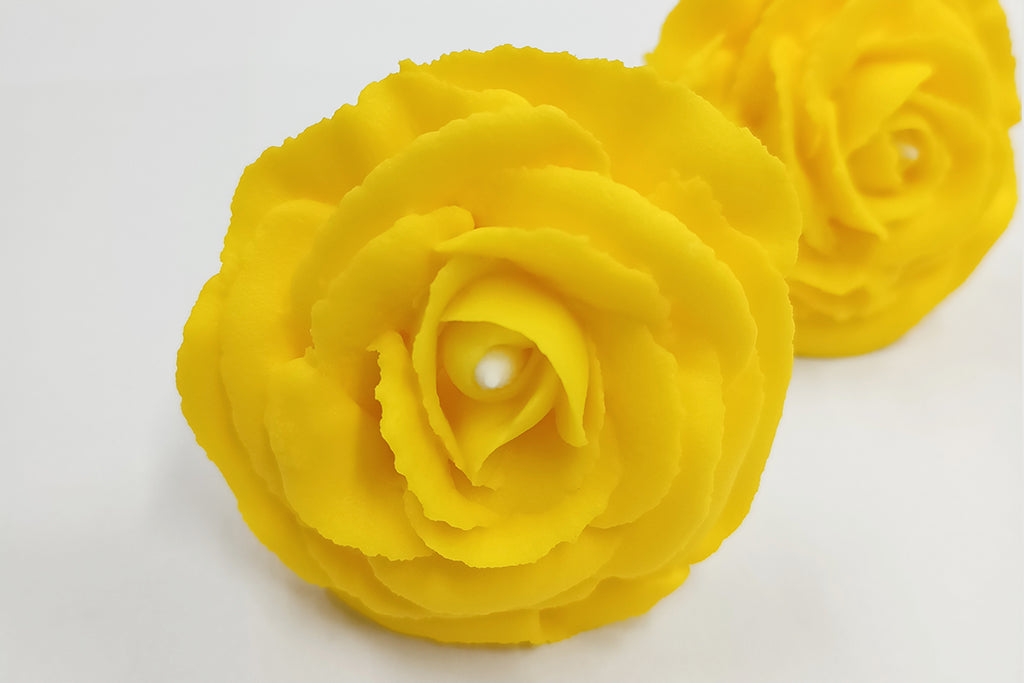 Toppers - Flowers Yellow Big (1pc)