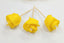 Toppers - Flowers Yellow Small (10pcs)