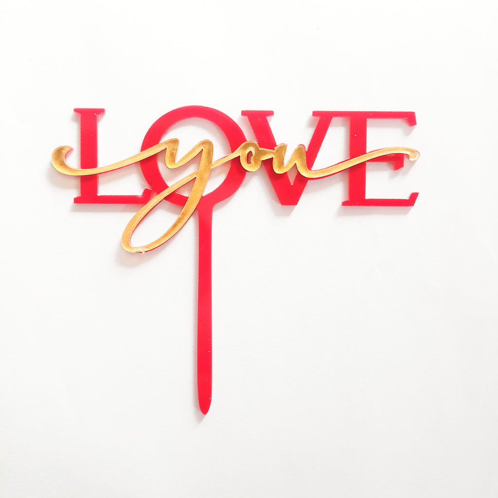 Valentine's Day Topper - Love you